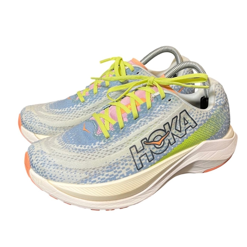 Hoka Mach X Running Shoes Womens 9 Dusk Cloudless Athletic Sneakers